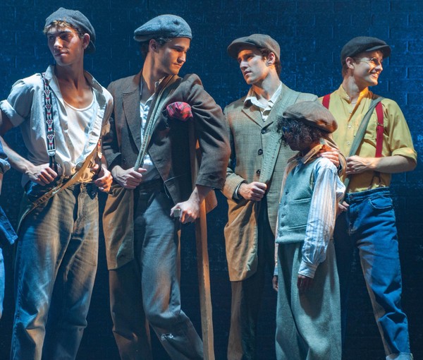 Carl Robinett in Newsies (Carrying The Banner Scene 3)