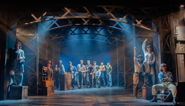 Carl Robinett in Newsies (Carrying The Banner Scene 5)